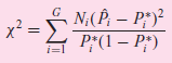 N;(P, – P)² P*(1 – P*) x² = 