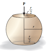 The ball is truncated at its ends and is used