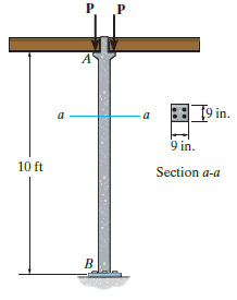 9 in. 9 in. 10 ft Section a-a 