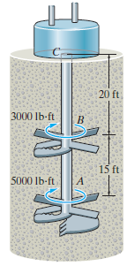 20 ft 3000 lb-ft B. 15 ft 5000 Ib-ft 