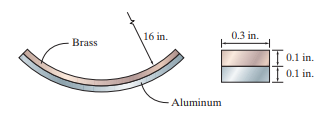 16 in. 0.3 in. Brass 0.1 in. 0.1 in. - Aluminum 
