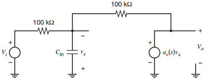 Calculate the return ratio for the inverting amplifier in Fig.