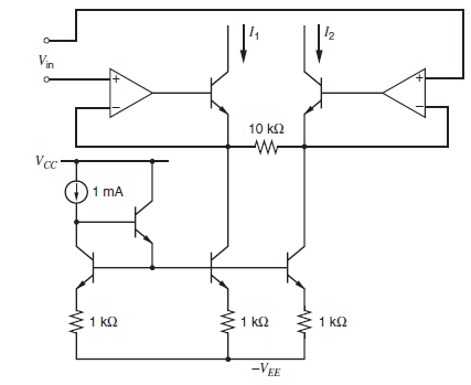 Determine the worst-case input offset voltage of the voltage-current converter