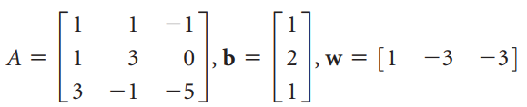 [1 -3 -3] 0 |, b |A = 3 %3D 3 -1 -5 