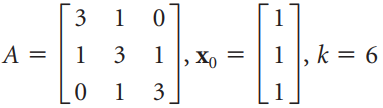3 1 0 1, k = 6 1 3 1 A = Xo [0 1 3, || 