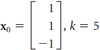 1, k = 5 Xo -1 