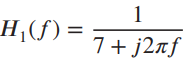 H,(f) = 7+ j2nf 