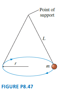 -Point of support т FIGURE P8.47 