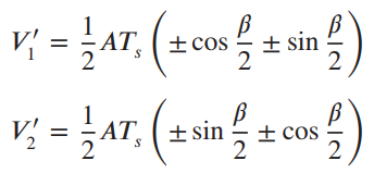 = Ar, (zcos sin - AT, V; = AT, ± sin ± cos 2 