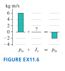 kg m/s 2 - 0- -2 - -4- J. Pir + Pix FIGURE EX11.6 | | 