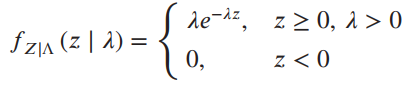 z > 0, 1 > 0 z < 0 fZIA (z | 1) = 0, 