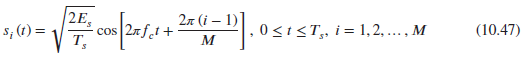 2л (і — 1) 2E, (10.47) s; (1) = 0<1ST,, i3D 1,2, ..., м cos| 2л ft т, + M 