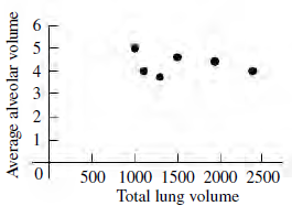 3 500 1000 1500 2000 2500 Total lung volume Average alveolar volume 654 m2 