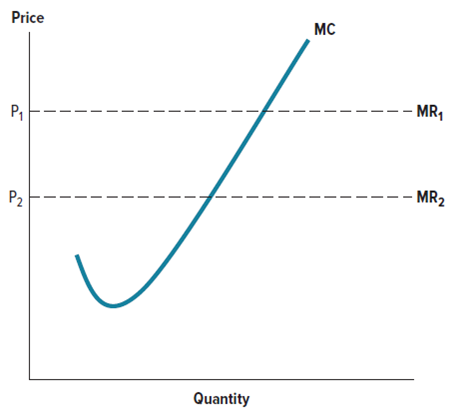 Price MC - MR1 P1 - MR2 P2 Quantity 