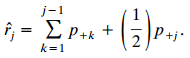 j-1 Σ p. P+, k=1 