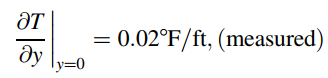 От 0.02°F/ft, (measured) ду ly=0 