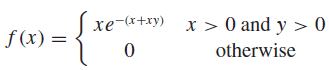 хе-«+ху) х > 0 and y > 0 f (x) = otherwise 