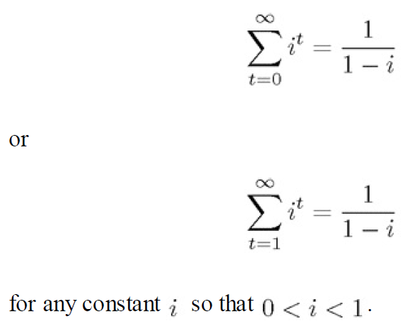Σ' 1 - i t=0 or Σ 1- i t=1 for any constant į so that 0 <i<1. IM: IM: 