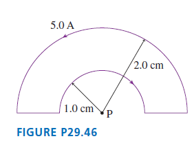 5.0 A 2.0 cm 1.0 cm FIGURE P29.46 