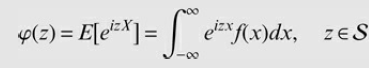 p(2) = E[e=X] = | eExRx)dx, zeS 