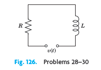 v(t) Fig. 126. Problems 28-30 