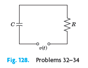 R. v(t) Problems 32-34 Fig. 128. 