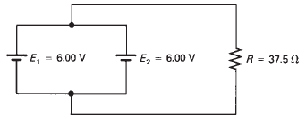 1. Find the current in the circuit shown in Fig.