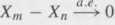 Show that the convergence
As m, n†’( is equivalent to the