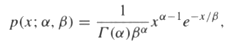 If X has the Gamma distribution with parameters Î± and