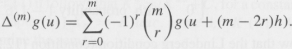 For a function g = R †’ C, set Î”g