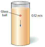 Glass. ball 0.12 m/s 
