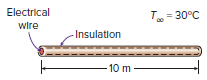 Electrical wire T = 30°C - Insulation -10 m 