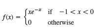 if -1<x<0 otherwise /хе f(x) = lo 