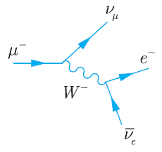 Figure 2.5 shows one of the time-ordered diagrams for muon