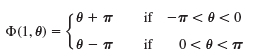 if -т<0 <0 0+ п Ф(1, 8) - if З-1 9 — п 0<0<п 