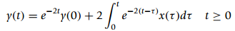 -2((-т), -21 | e е ?)x(т)dr t20 У() — еу(0) +2 0. 