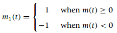 when m(t) > 0 when m(t) < 0 m1 (t) I| 