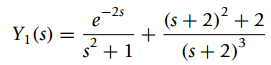 -2s (s + 2) + 2 (s + 2)° Y1 (s) = s* +1 3 