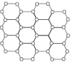 Repeat Problems P14.8 and P14.9 for the hexagonal topology shown