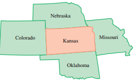 Nebraska Missouri Colorado Kansas Oklahoma 