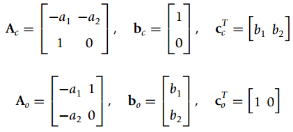 —ај -аz т C = |b, b, b. A. b1 d = [1 0] -a, 1 A, b. b2 -аз 0 