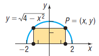 УА у 3D4 — х2 y = P = (x, y) -2 2. 