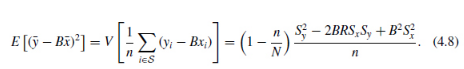 n S - 2BRS,S, +B²S; 7--igm-m]-(-;)*= E[g-B3] = v| ,Συ-Βr) (4.8) %3D ies 