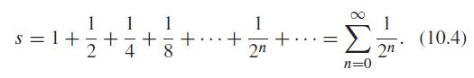 s = 1+ (10.4) 2n 2n n=0 
