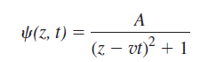 = (1 '2)p (z – vt)² + 1 