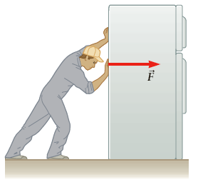 You push on a refrigerator, as in Figure 2.1, but