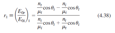 п; -cos 0, Mi п, п, -cos 0; Eor Eoi/u (4.38) -cos 0; + cos 0; Mi 
