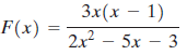 Зx (х — 1) F(x) : 2x2 — 5х — 3 