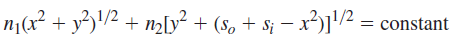 n1(x + y)/2 + n2[y° + ($, + s¡ – x²)]'/2 = constant 