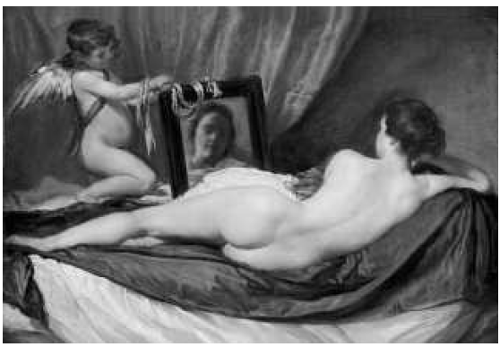 Examine Velásquez’s painting of Venus and Cupid (Fig. P.5.62). Is